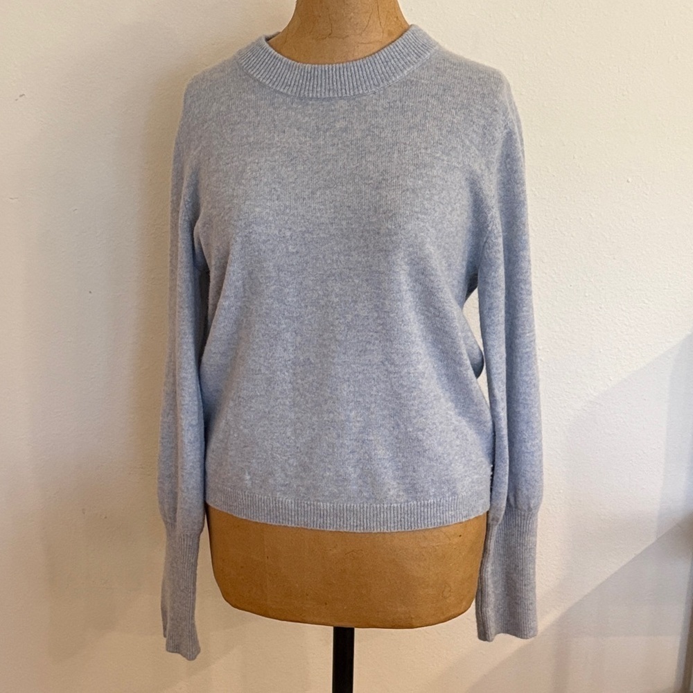 Brodie sz S light cashmere Light Blue Women's Sweater great condition
